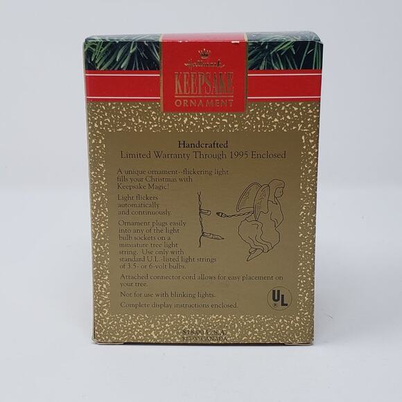 1995 Hallmark Lighting The Way Magic Keepsake Holiday Christmas Ornament. - Picture 2 of 8